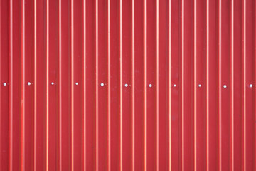 Red zinc sheet metal texture background 