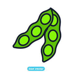 soybeans icon. soybeans vegetable symbol template for graphic and web design collection logo vector illustration