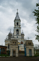Fototapeta na wymiar church of st nicholas in town