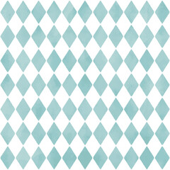 Simple watercolor diamond pattern. Vector illustration that can be easily resized. 
A seamless background that is perfect for wallpapers.