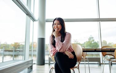 Fototapeta premium Good looking female professional in office