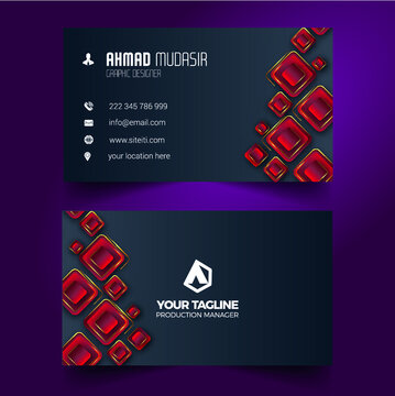 Professional business and id card