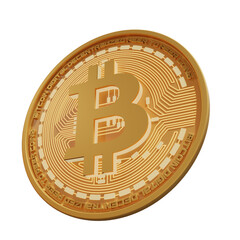 Cryptocurrency Bitcoin 3D Render 