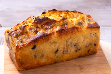 チョコチップバナナケーキ