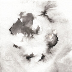 Texture china ink drawingr on watercolor paper attractive background