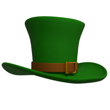 Saint Patrick Hat 3D render