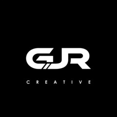 GJR Letter Initial Logo Design Template Vector Illustration