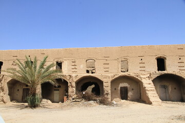 old abandoned building in desert