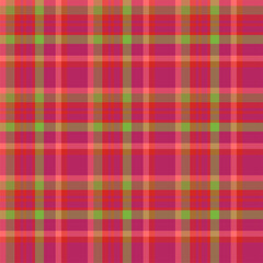 Plaid seamless pattern. Vector background of textile ornament. F