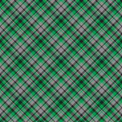 Plaid seamless pattern. Vector background of textile ornament. Flat fabric design.