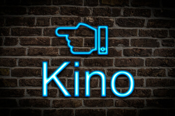 Leuchtreklame Kino