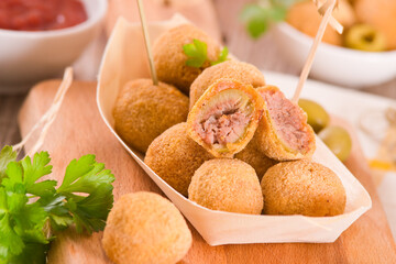 Ascoli stuffed olives. 