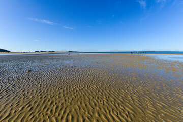 Fototapeta premium plage, sable, Houlgate, Calvados, 14, Normandie