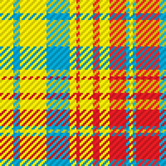 Seamless pattern of scottish tartan plaid. Repeatable background with check fabric texture. Vector backdrop striped textile print.