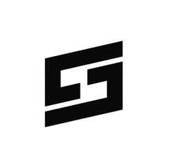 Simple abstract s logo