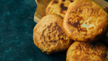 corn arepa, typical food of Boyacá in Colombia