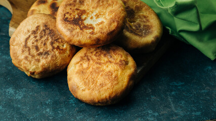 corn arepa, typical food of Boyacá in Colombia