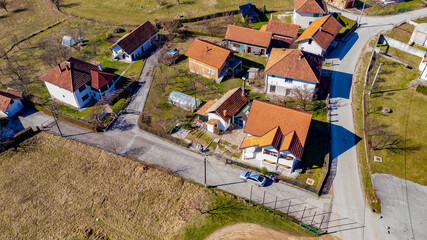 Trepče village near Tešanj. Village in Bosnia and Herzegowina.