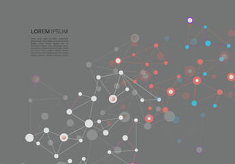 Molecule And Communication Background