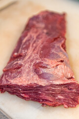Argentine cut of meat called Vacio