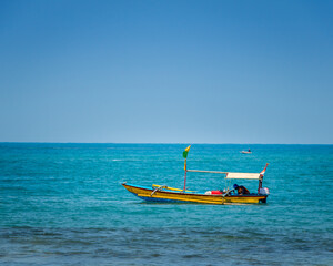 Fototapeta premium Boat on the beach.