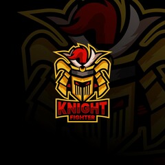 Knight Mascot Logo Esport Logo Team stock images