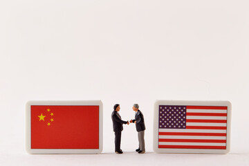 US-China Summit Word Miniature