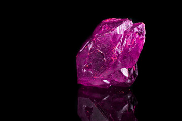 Precious crystal nugget. Mineral for the manufacture of jewelry and for industrial applications