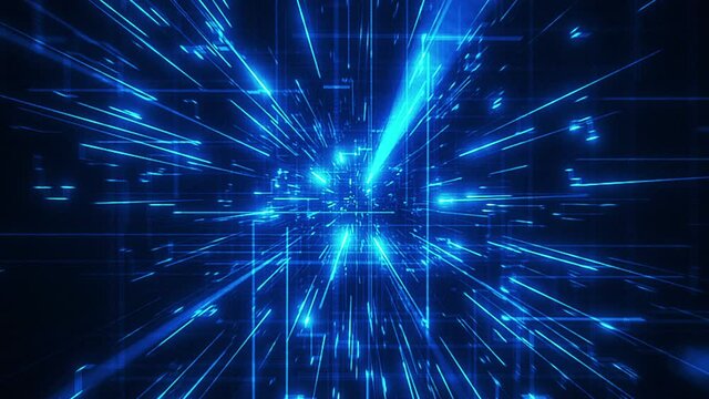 ワープイメージ　青