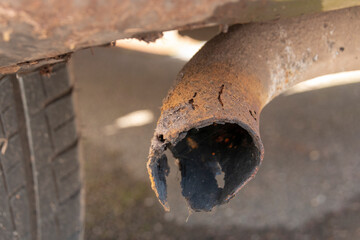 Rusted Exhaust Pipe