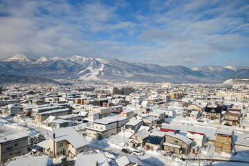 【北海道】冬の富良野市の展望