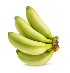 Banana isolated on white background with clipping path