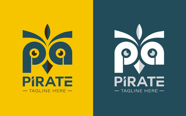 Creative PA Animal logo design concept suitable for company logo, print, digital, icon, apps, and other marketing material purpose