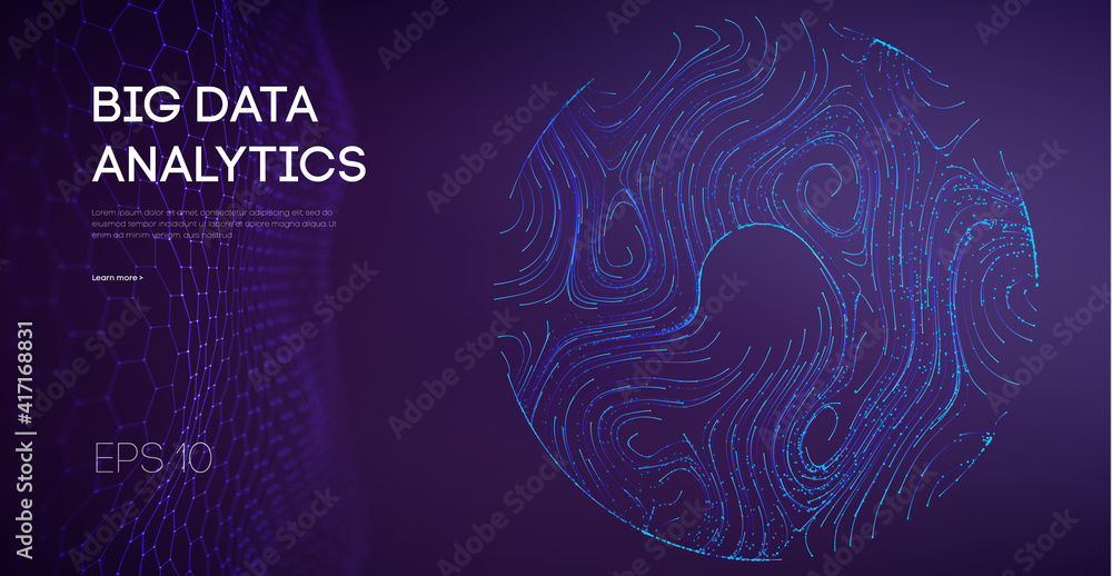 Poster software code agile industrial internet backdrop. industry cyber complex big data sound visulization