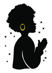 Afro Woman, Black Gril, African American Woman, Strong Woman, Curly Hair, Afro Queen