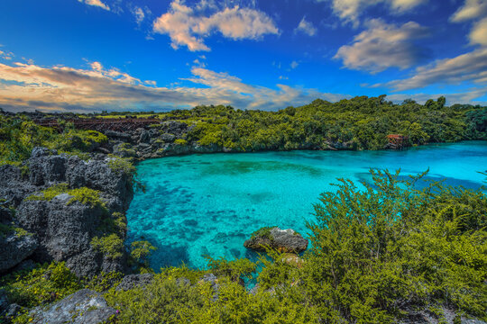 Sunset at Danau Weekuri, Sumba Island, Indonesia