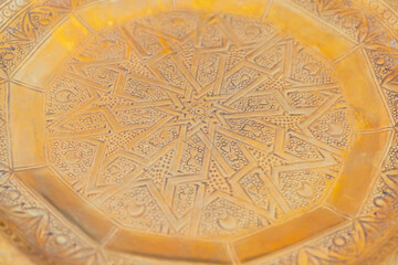 Traditional arabian tray
