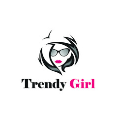 creative logo design for a girl's shopping mart