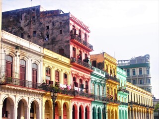 Fototapeta na wymiar Fassade in Havanna,Kuba