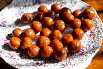 Bowl of dates without seeds