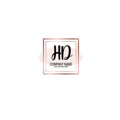 Letter HD Beautiful handwriting logo
