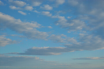 Beautiful blue sky and clouds
