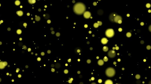 Particles with Alpha Channel (Looped) - Yellow