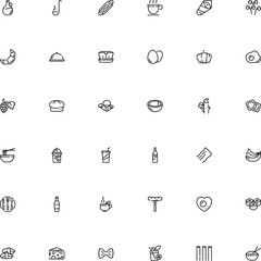 icon vector icon set such as: piece, americano, silver, extra, away, color, branch, polystyrene, easter, hotel, weird, roasted, doodle, grilled, beer, ravioli, spring, ladle, boiled, one, ice, loaf
