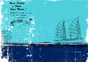 yacht vector texture