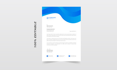 Obraz premium Abstract letterhead design template. modern business letterhead design template, business letterhead, letterhead template, simple letterhead, corporate letterhead, flyer layout 