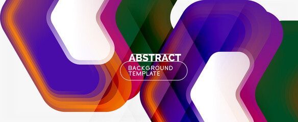 Vector 3d arrow geometric composition, abstract background for business or technology presentation, internet poster or web brochure cover, wallpaper