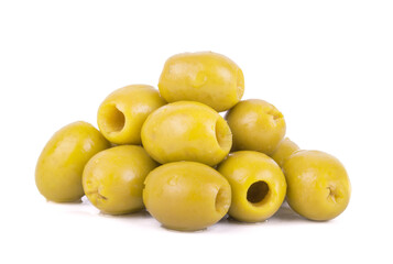 tasty olives fruits isolated on white background