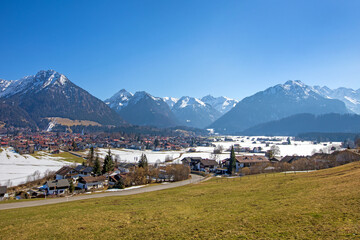 Oberstdorf - WM - Allgäu - Ortsansicht - Februar