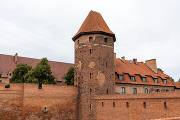 Malbork Castle, formerly Marienburg Castle, the seat of the Grand Master of the Teutonic Knights, Malbork, Poland